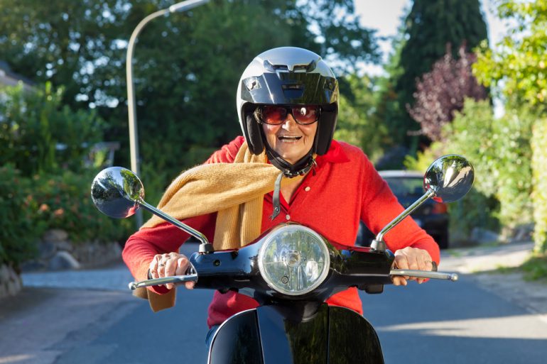 senior op scooter