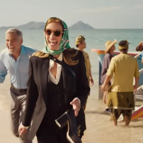 Beeld uit de film Ticket to paradise